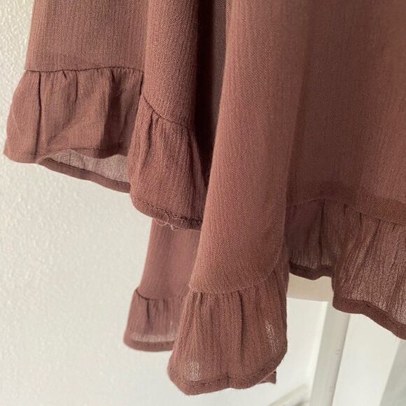 Judith March Boho Pheasant Crochet Top Shirt SZ S - Picture 5 of 15